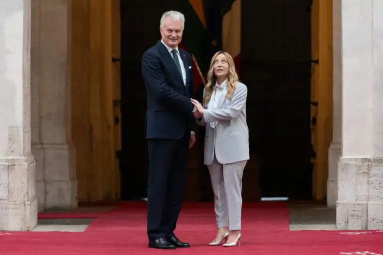 Meloni riceve il presidente lituano Nauseda, sul tavolo priorità europee e Ucraina